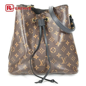 LOUIS VUITTON Neo Noe Bag Crossbody Drawstring Shoulder Noir Black